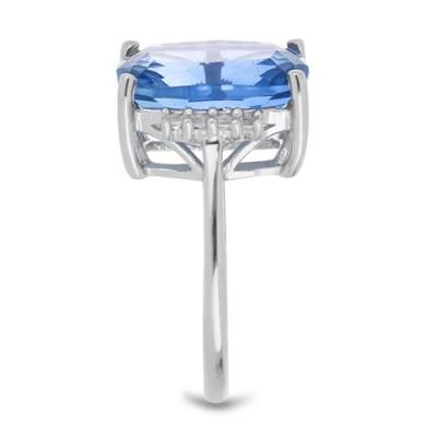 BUY STERLING SILVER COLOUR CHANGE FLOURITE GEMSTONE BIG STONE RING